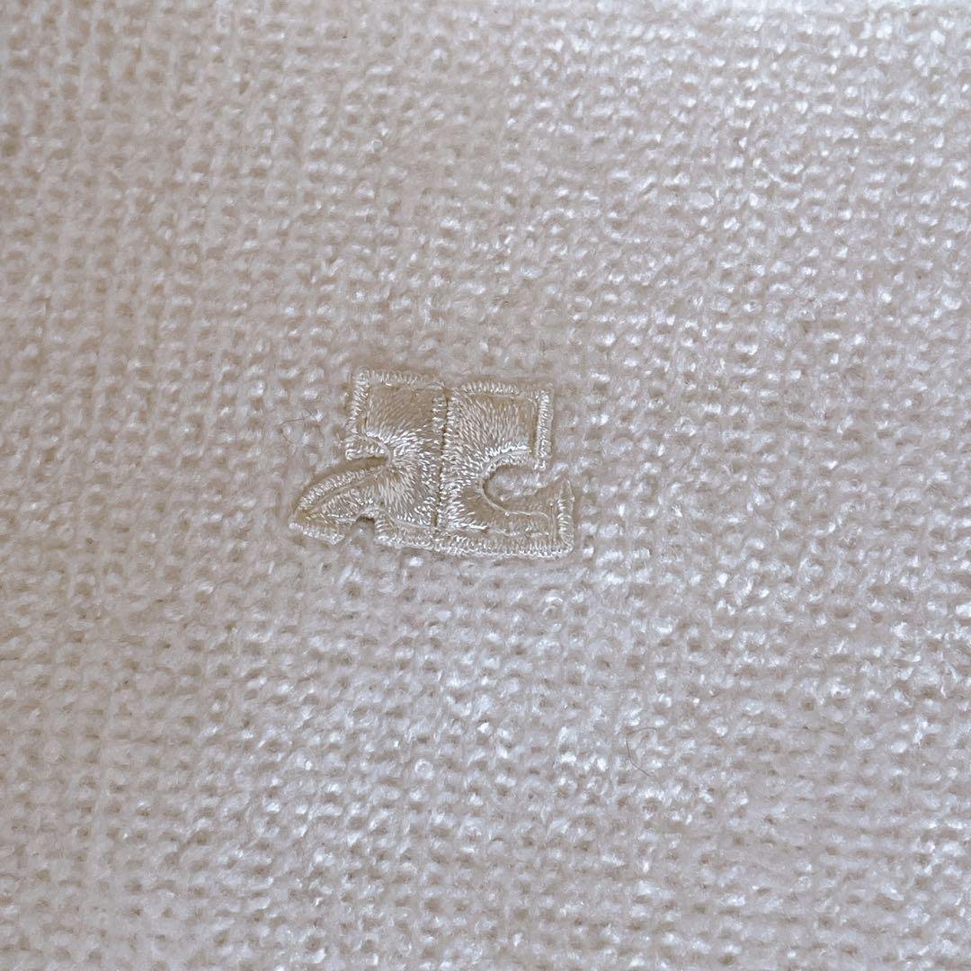 極美品♡courreges クレージュ ロゴマーク ひざ丈ワンピース